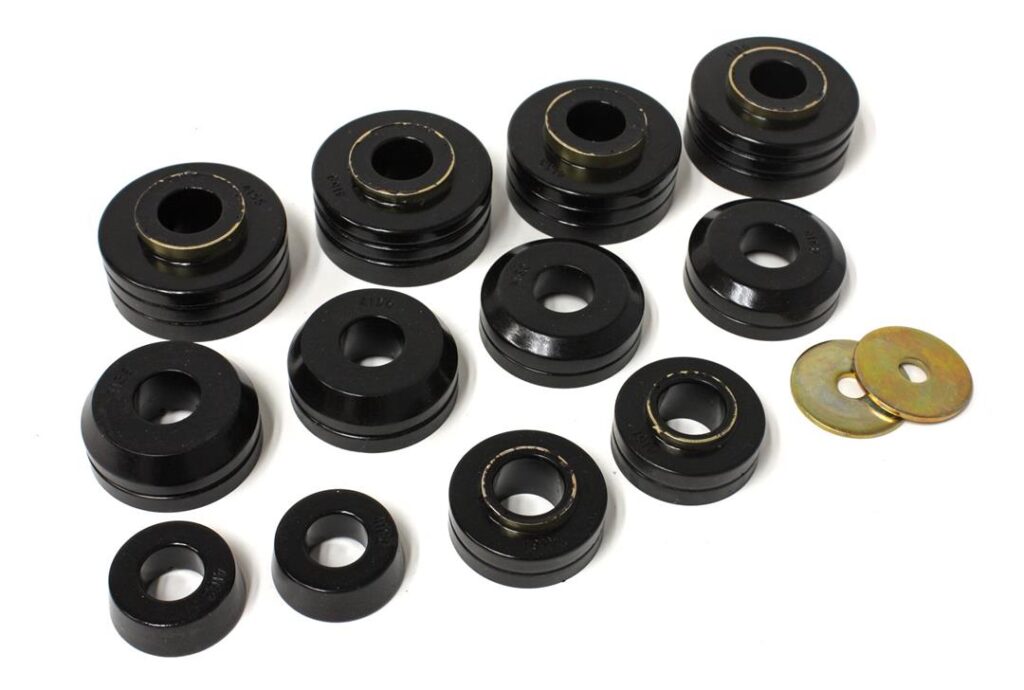 Energy Suspension Body Mount Bushings Black for 1975-1979 Ford F-150 4.4104G