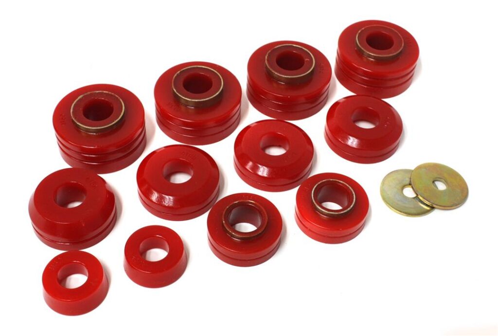 Energy Suspension Body Mount Bushings Red for 1975-1979 Ford F-150 4.4104R