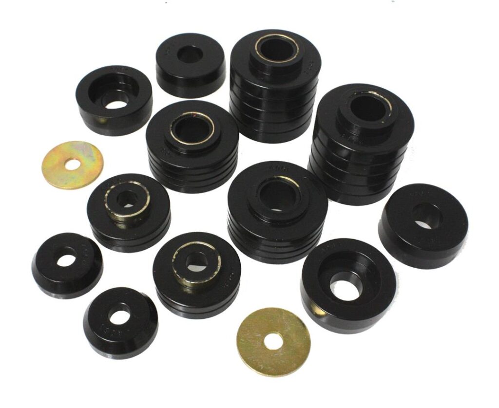 Energy Suspension Body Mount Bushings Black for 1980-1996 Ford F-250 4.4107G