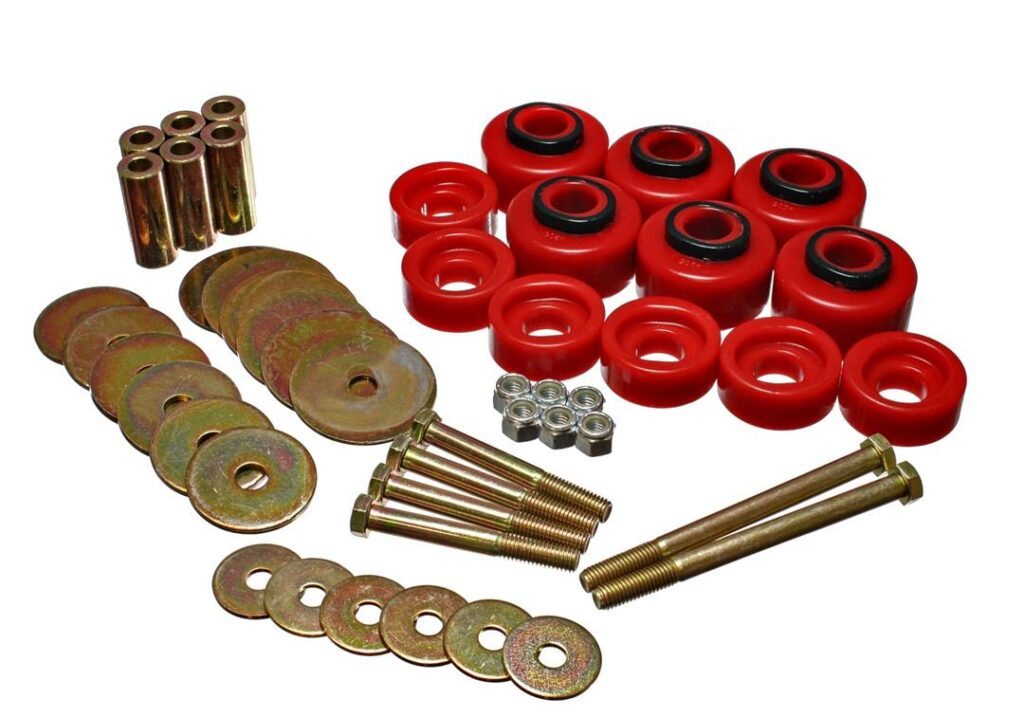 Energy Suspension Body Mount Bushings Red for 1997-2003 Ford F-150 4.4113R