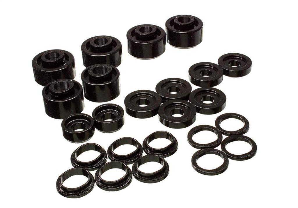 Energy Suspension Body Mount Bushings Black for 2005-2007 Ford F-350 Super Duty 4.4121G