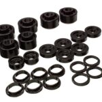 Energy Suspension Body Mount Bushings Black for 2005-2007 Ford F-350 Super Duty 4.4121G