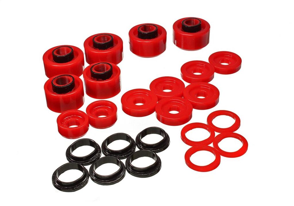 Energy Suspension Body Mount Bushings Red for 2005-2007 Ford F-250 Super Duty 4.4121R