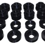 Energy Suspension Body Mount Bushings Black for 2008-2016 Ford F-250 Super Duty 4.4124G