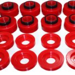 Energy Suspension Body Mount Bushings Red for 2008-2016 Ford F-350 Super Duty 4.4124R