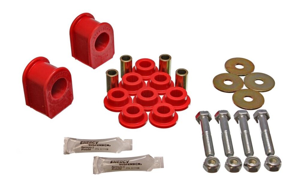 Energy Suspension Rear Stabilizer Bar Mount Bushing Red for 1999-2004 Ford F-250 Super Duty 4WD 4.5187R