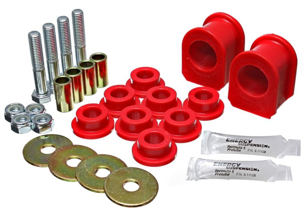 Energy Suspension Rear Stabilizer Bar Mount Bushing Red for 2005-2010 Ford Mustang 4.5191R