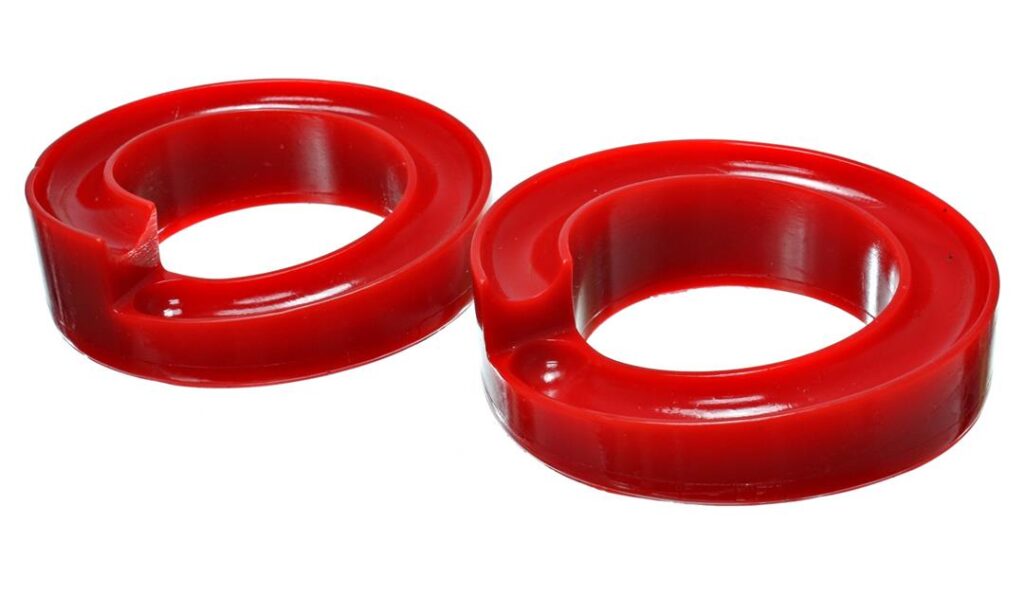 Energy Suspension Front Coil Spring Isolator Red for 1997-2003 Ford F-150 2WD 4.6106R