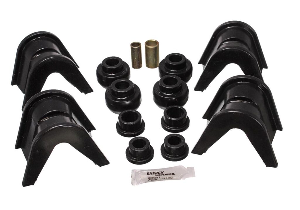 Energy Suspension Suspension Bushing Kit Black for 1966-1979 Ford Bronco 4.7104G