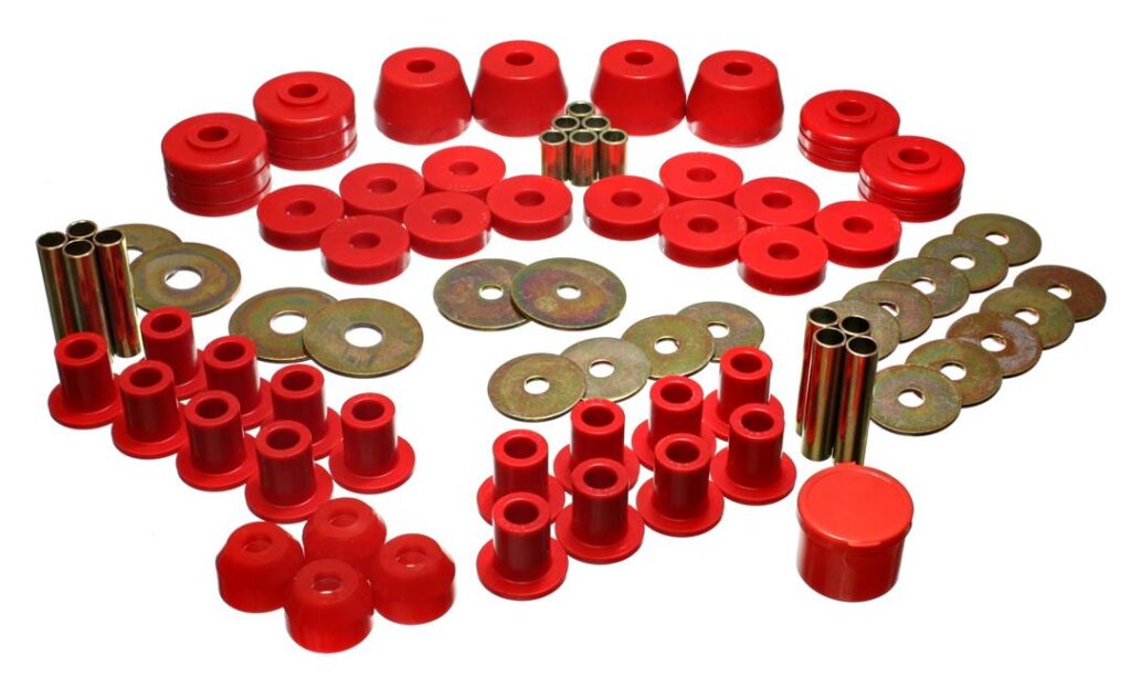 Energy Suspension Suspension Bushing Kit Red for 1974-1993 Dodge Ramcharger 4WD 5.18101R