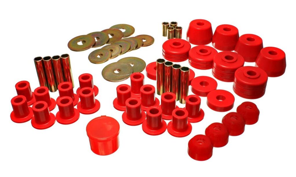 Energy Suspension Suspension Bushing Kit Red for 1975-1980 Dodge W200 5.18102R