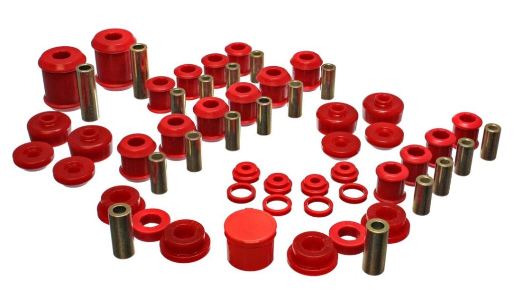 Energy Suspension Suspension Bushing Kit Red for 1995-1999 Mitsubishi Eclipse 5.18107R