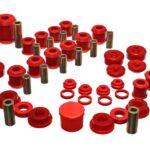 Energy Suspension Suspension Bushing Kit Red for 1995-1999 Mitsubishi Eclipse 5.18107R