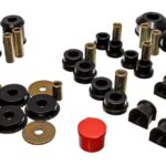 Energy Suspension Suspension Bushing Kit Black for 2003-2005 Mitsubishi Lancer 5.18115G