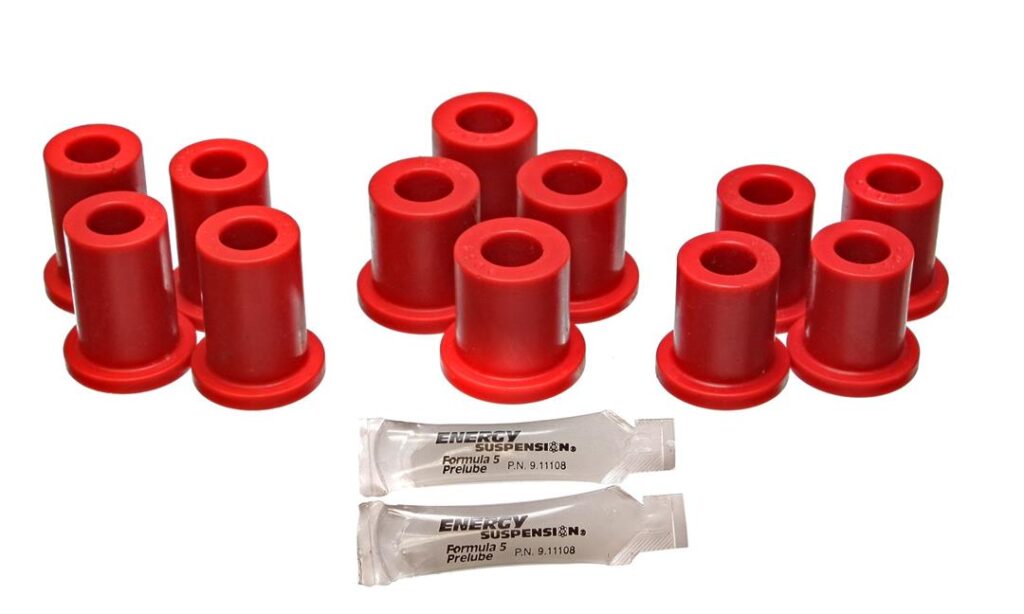 Energy Suspension Rear Leaf Spring Bushing Red for 1987-1996 Mitsubishi Mighty Max 5.2103R