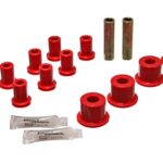 Energy Suspension Rear Leaf Spring Bushing Red for 1964-1969 Plymouth Barracuda 5.2105R