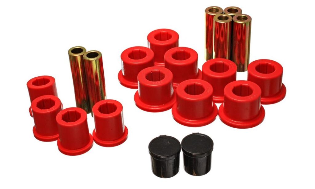 Energy Suspension Rear Leaf Spring Bushing Red for 2003-2009 Dodge Ram 2500 4WD 5.2118R