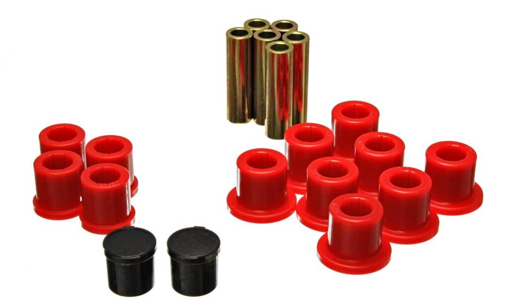 Energy Suspension Rear Leaf Spring Bushing Red for 1994-2002 Dodge Ram 3500 4WD 5.2119R