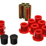 Energy Suspension Rear Leaf Spring Bushing Red for 1994-2002 Dodge Ram 3500 4WD 5.2119R