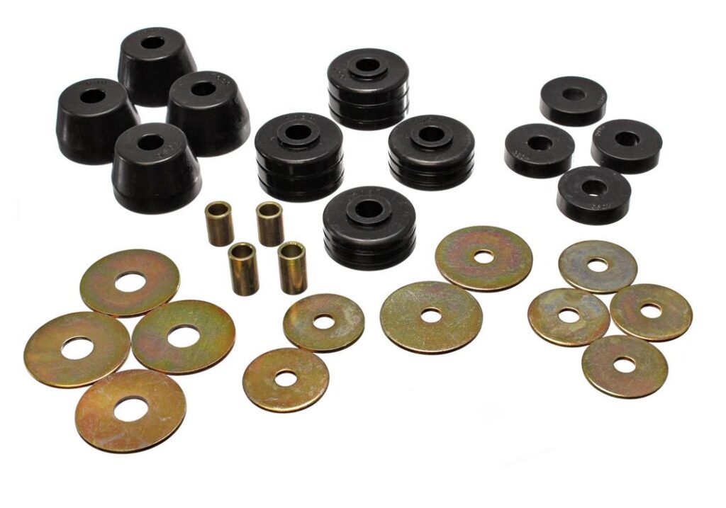 Energy Suspension Body Mount Bushings Black for 1975-1979 Dodge D100 5.4101G