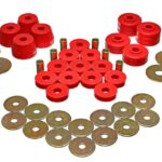 Energy Suspension Body Mount Bushings Red for 1974-1993 Dodge Ramcharger 5.4102R