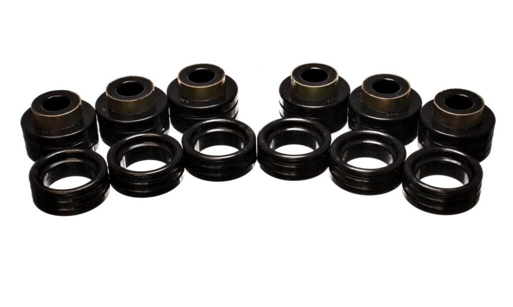 Energy Suspension Body Mount Bushings Black for 1994-2002 Dodge Ram 2500 5.4107G