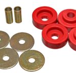 Energy Suspension Crossmember Mount Bushings Red for 1973-1976 Dodge Coronet 5.4110R