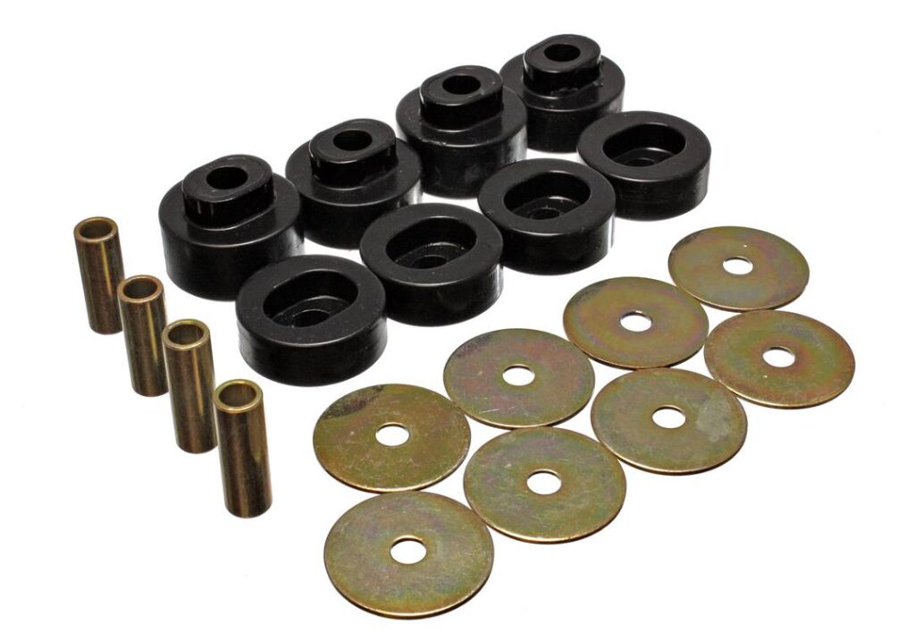 Energy Suspension Body Mount Bushings Black for 1973-1976 Dodge Coronet 5.4111G