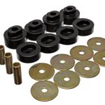 Energy Suspension Body Mount Bushings Black for 1973-1978 Dodge Charger 5.4111G