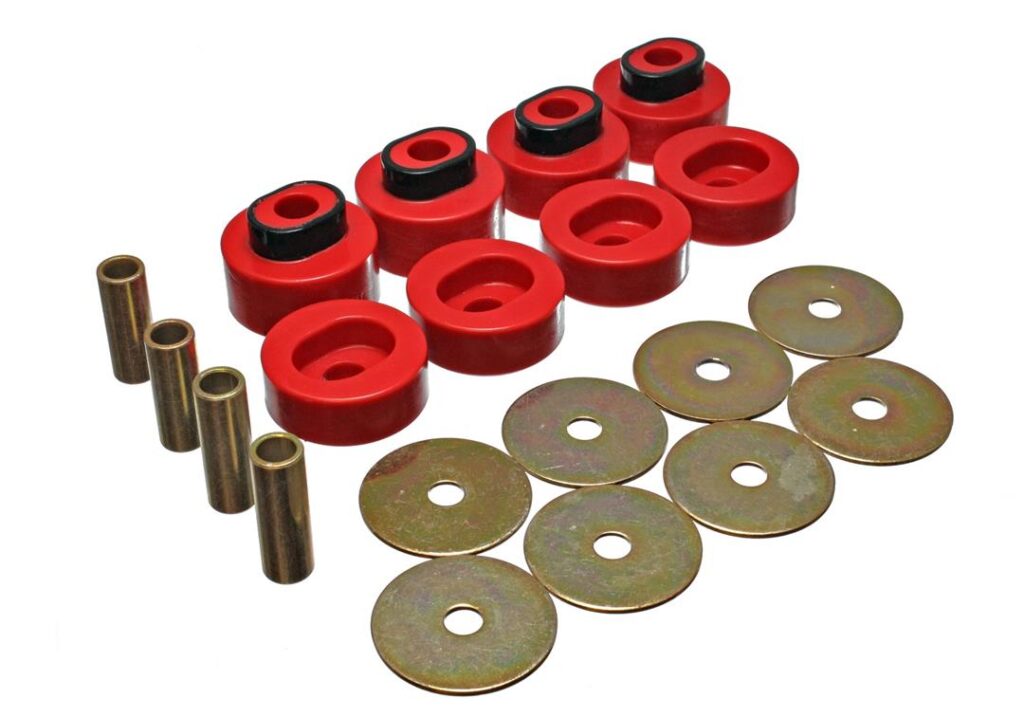 Energy Suspension Body Mount Bushings Red for 1973-1975 Plymouth Road Runner 5.4111R