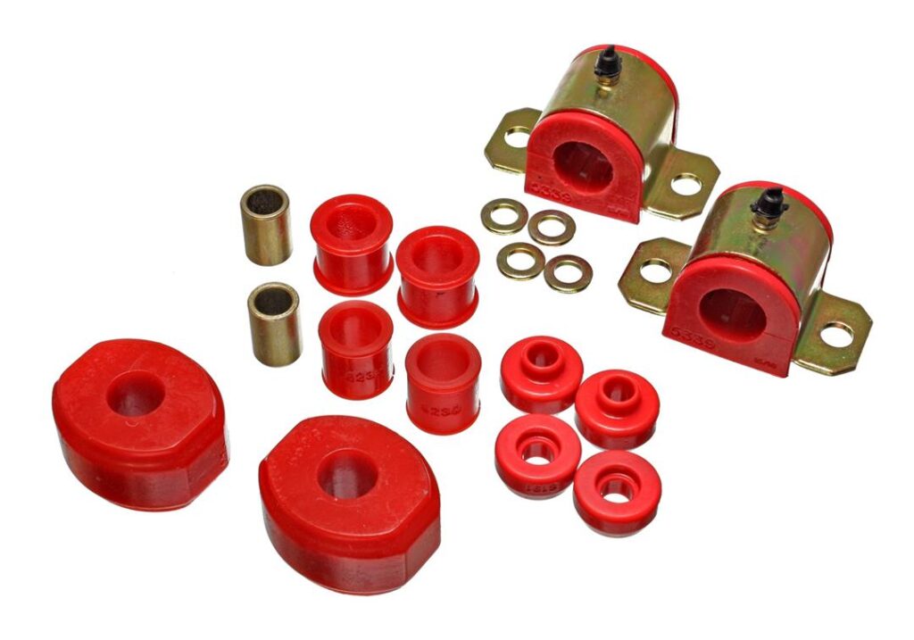 Energy Suspension Front Stabilizer Bar Mount Bushing Red for 1974-1993 Dodge Ramcharger 2WD 5.5140R