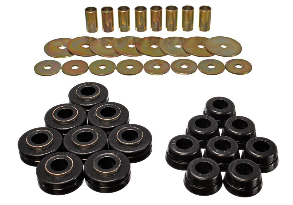 Energy Suspension Body Mount Bushings Black for 1972-1980 International Scout II 4WD 6.4101G