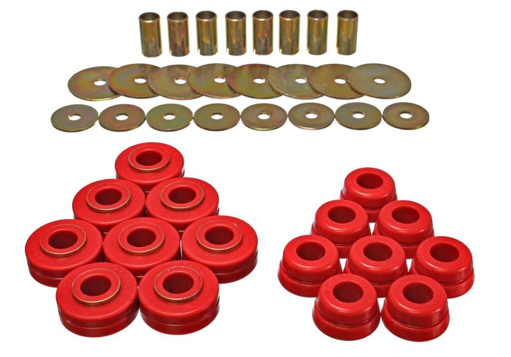 Energy Suspension Body Mount Bushings Red for 1972-1980 International Scout II 4WD 6.4101R