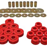 Energy Suspension Body Mount Bushings Red for 1972-1980 International Scout II 4WD 6.4101R