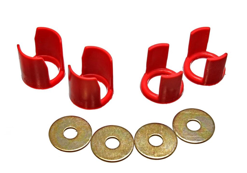 Energy Suspension Body Mount Bushings Red for 1989-1994 Nissan 240SX 7.1113R