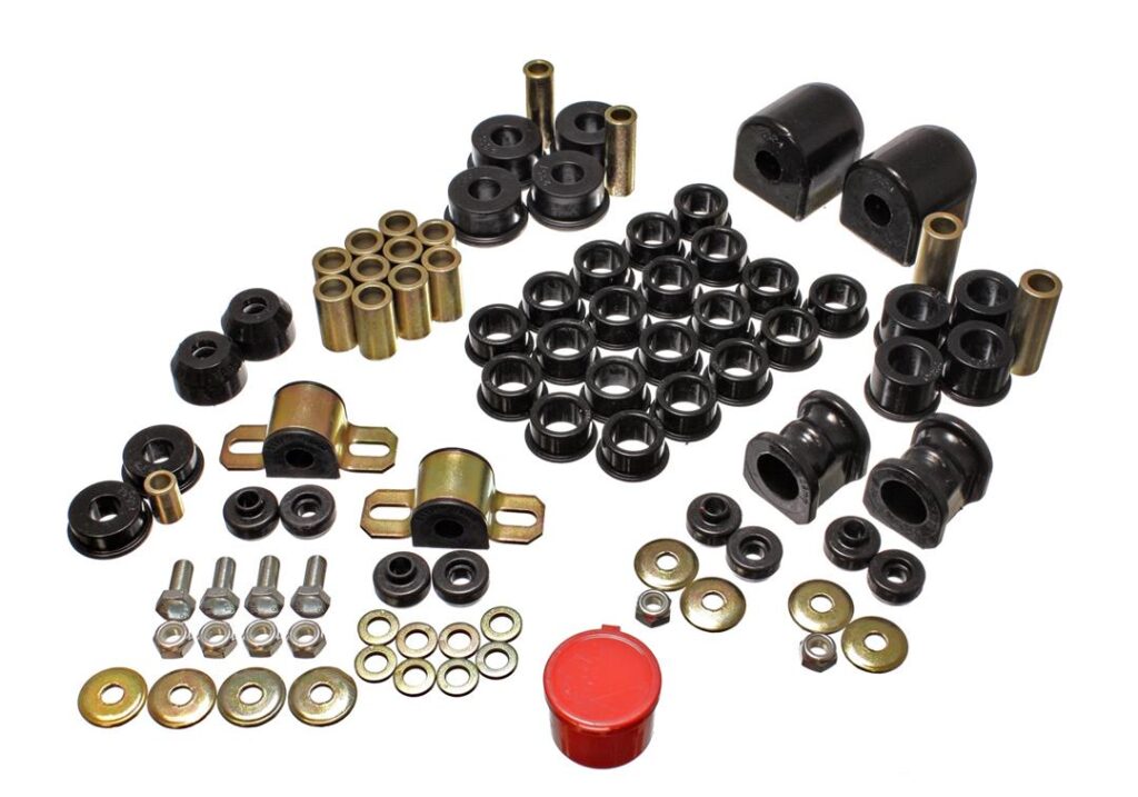 Energy Suspension Suspension Bushing Kit Black for 1987-1987 Nissan Sentra 7.18104G