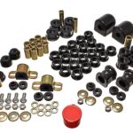 Energy Suspension Suspension Bushing Kit Black for 1987-1987 Nissan Sentra 7.18104G