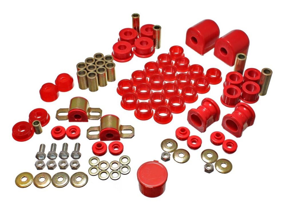 Energy Suspension Suspension Bushing Kit Red for 1987-1987 Nissan Sentra 7.18104R