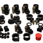 Energy Suspension Suspension Bushing Kit Black for 1990-1996 Nissan 300ZX 7.18105G