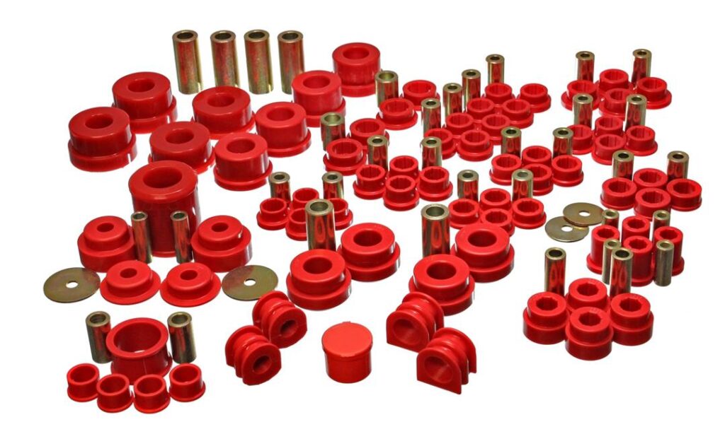 Energy Suspension Suspension Bushing Kit Red for 2003-2009 Nissan 350Z 7.18108R