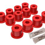 Energy Suspension Rear Leaf Spring Bushing Red for 1980-1986 Nissan 720 7.2101R