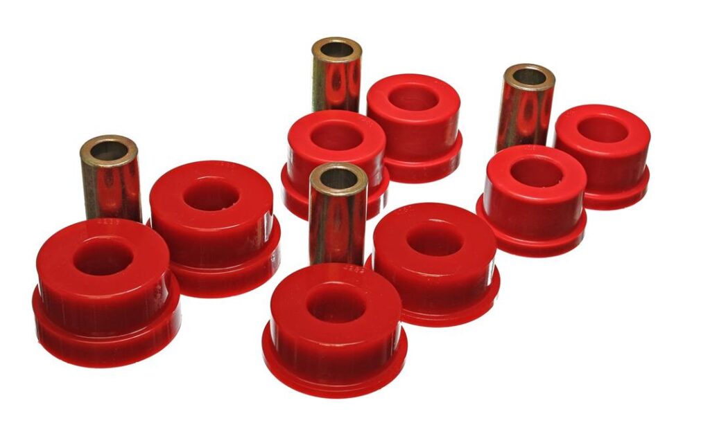 Energy Suspension Rear Body Mount Bushings Red for 2003-2009 Nissan 350Z 7.4103R