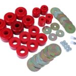 Energy Suspension Body Mount Bushings Red for 2016-2021 Toyota 4Runner 8.4114R