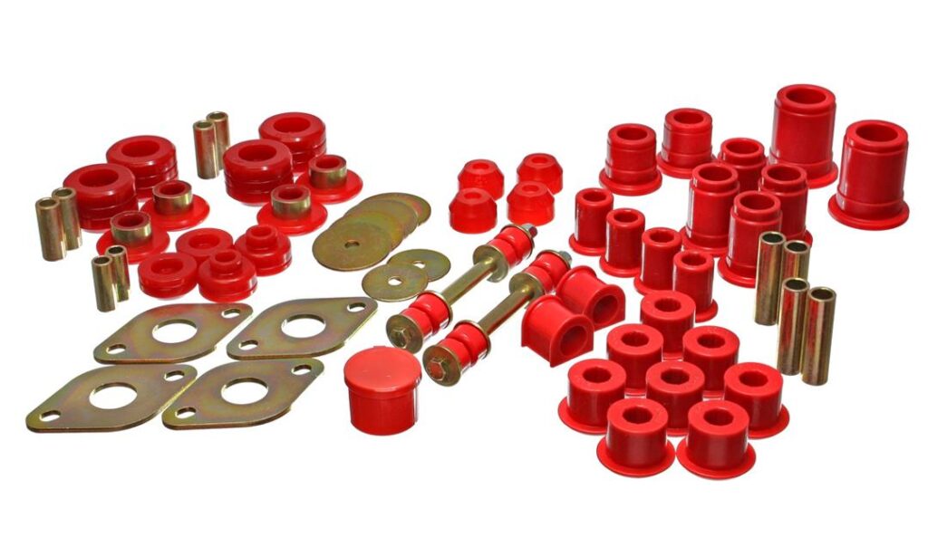 Energy Suspension Suspension Bushing Kit Red for 1989-1995 Toyota Pickup 4WD 8.18101R