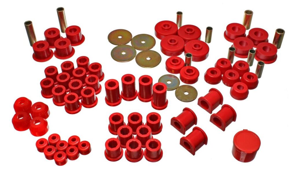 Energy Suspension Suspension Bushing Kit Red for 1979-1985 Toyota Pickup 4WD 8.18102R