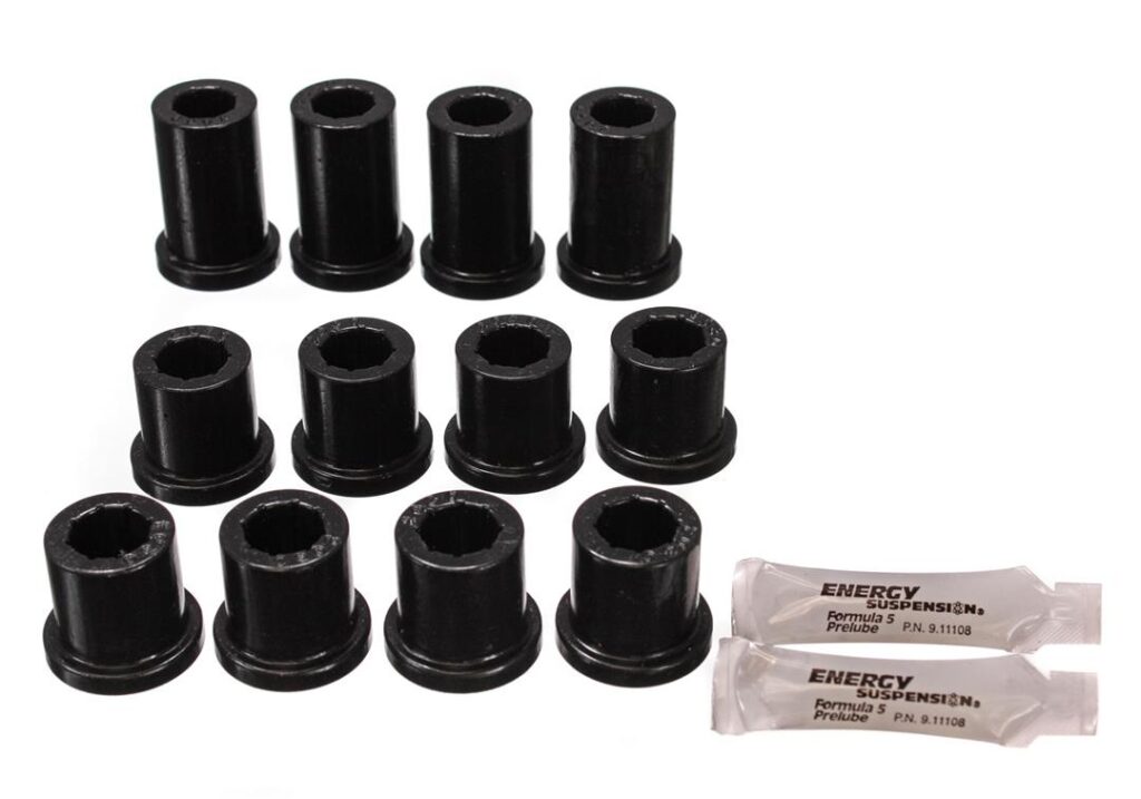 Energy Suspension Front Leaf Spring Bushing Black for 1979-1985 Toyota Pickup 8.2102G