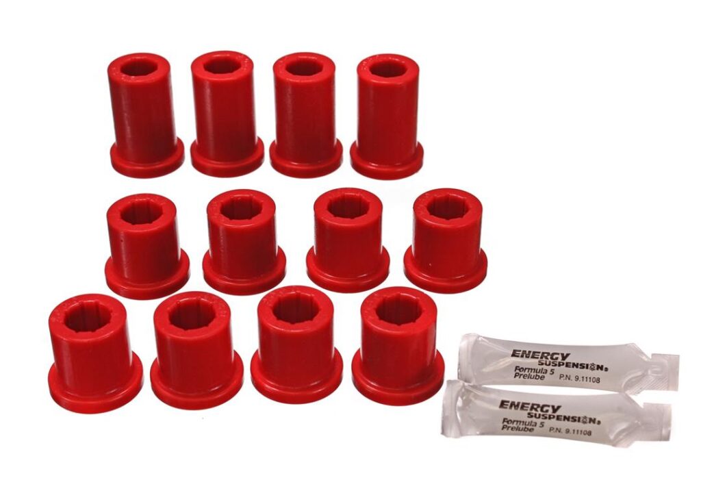 Energy Suspension Front Leaf Spring Bushing Red for 1979-1985 Toyota Pickup 8.2102R