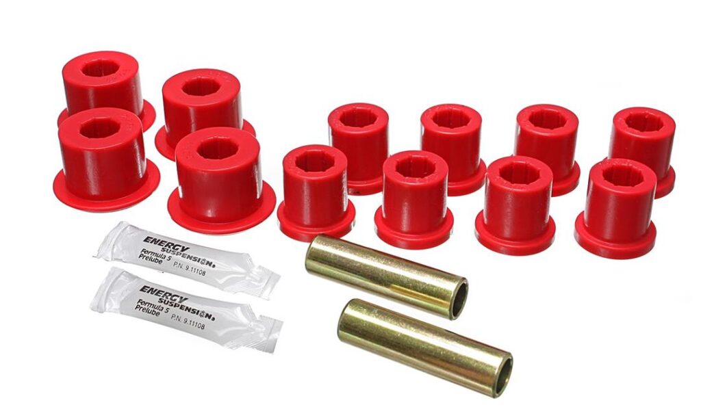 Energy Suspension Rear Leaf Spring Bushing Red for 1984-1988 Toyota Pickup 8.2103R