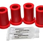 Energy Suspension Front Leaf Spring Shackle Bushing Red for 1979-1985 Toyota Pickup 4WD 8.2104R