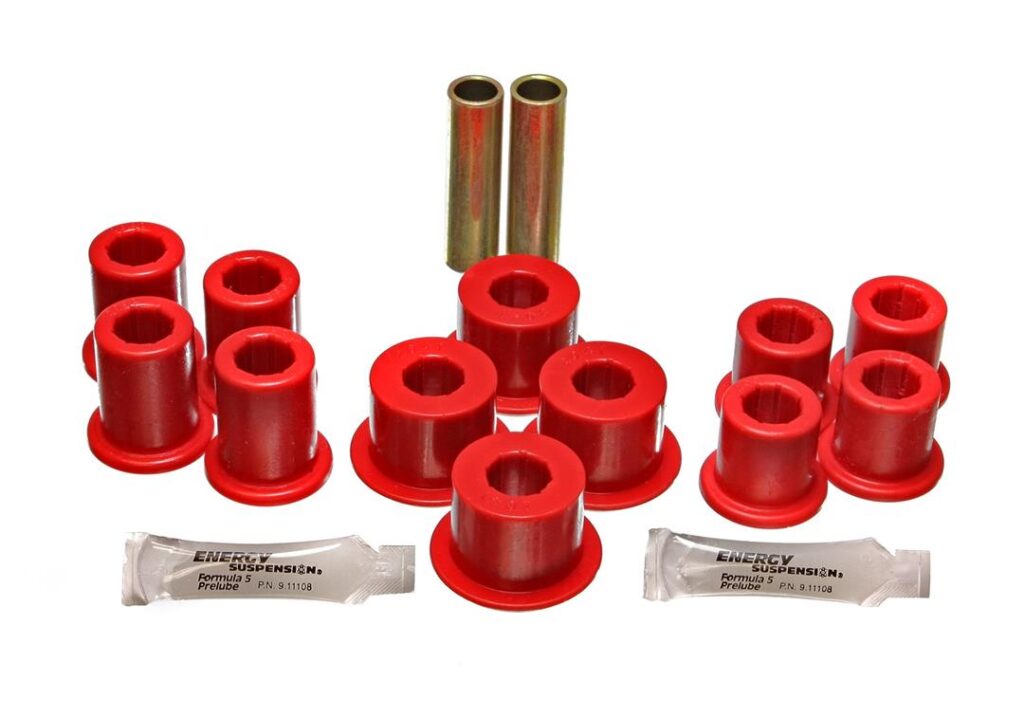 Energy Suspension Rear Leaf Spring Bushing Red for 1989-1995 Toyota Pickup 2WD 8.2107R